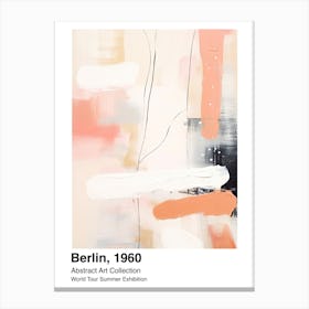 World Tour Exhibition, Abstract Art, Berlin, 1960 1 Canvas Print