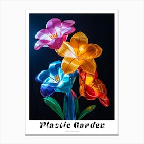 Bright Inflatable Flowers Poster Everlasting Flower 1 Canvas Print