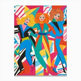 Sexy Dancers Canvas Print