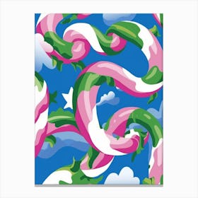 Candy Canes Canvas Print