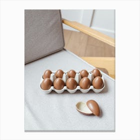 Egg Tray Canvas Print