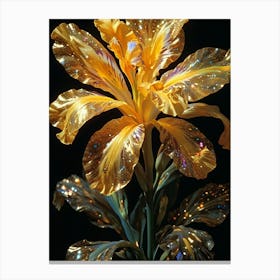 Golden Iris Canvas Print