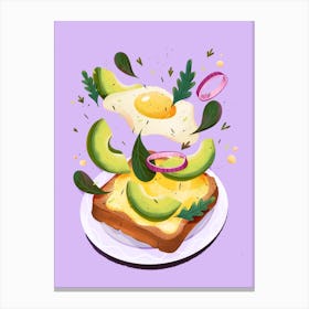 Avocado Toast Canvas Print