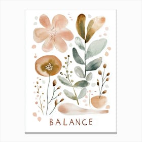 Balance Canvas Print