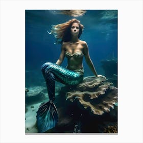 Mermaid-Reimagined 24 Canvas Print