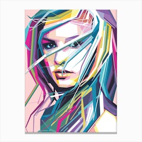 Princess of Pop 90s Canvas Print