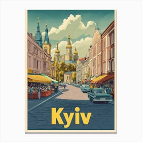 Aihrgdesign A Classic 1960s Travel Poster For Kyiv 2 Leinwandbilder