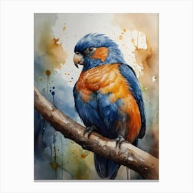 Blue Cockatoo Canvas Print