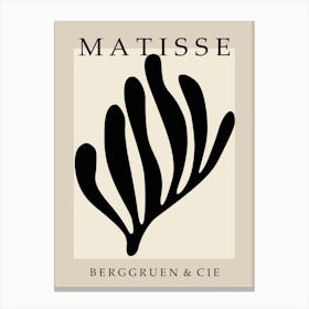 Matisse Minimal Cutout 17 Canvas Print