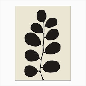 Twigs And Leaves Canvas Print