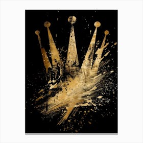 Gold Crown Canvas Print