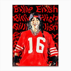 Billie Eilish 6 Canvas Print