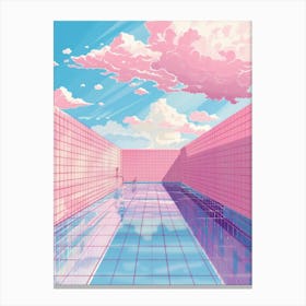Pink Wallpaper Canvas Print