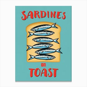 Sardines on Toast Canvas Print