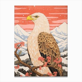 Bird Illustration Eagle 2 Canvas Print