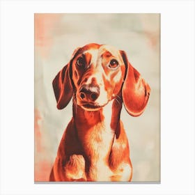 Dachshund.Generated AI. Art Print 3 Lienzo