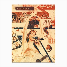 Taylor Swift 87 Canvas Print