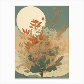 Moonlight Tree Canvas Print