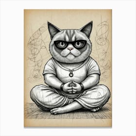 Grumpy Cat 2 Canvas Print