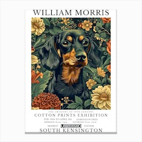 William Morris Exhibition Animals Series 57 Canvas Print