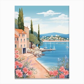 Saint Tropez France 2 Illustration Canvas Print