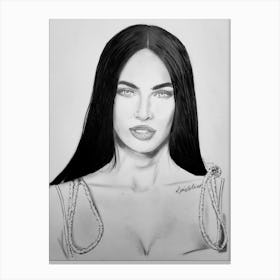 Megan Fox Canvas Print