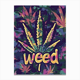 The Art of Weed Canvas Print