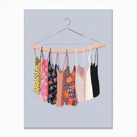 Collection Of Clothes 1 Canvas Print