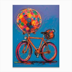 'Doughnut Bike' Canvas Print