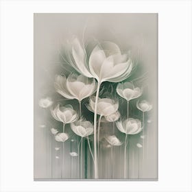 White Flowers Canvas Print