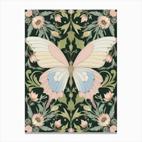 Butterfly Style William Morris Canvas Print