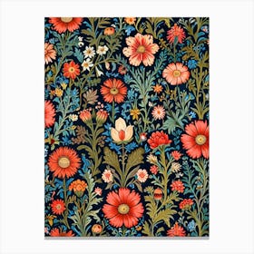 William Morris Floral Pattern 2 Canvas Print