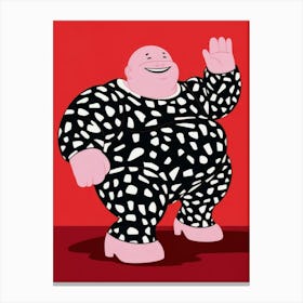 Big Fat Bloke Canvas Print