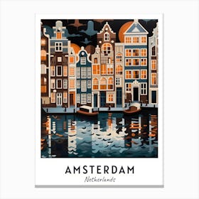 Amsterdam Netherlands Travel City Canvas Print