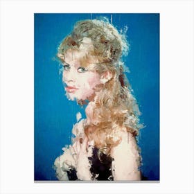 Brigitte Bardot Beauty Canvas Print