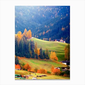 Autumn In The Alps 5 Canvas Print