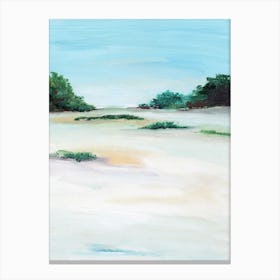 White Sand Canvas Print