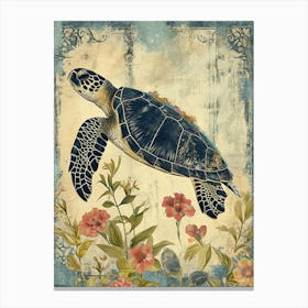 Phoebefy Vintage Wallpaper Of A Sea Turtle Victorian Patterns 79f617f7 5ebf 47c0 Aaf4 5d3dbdc9a7c7 3 Canvas Print