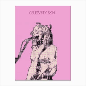 Celebrity Skin Courtney Love Canvas Print