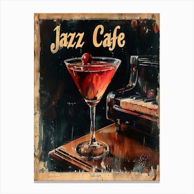 Jazz Cafe 8 Canvas Print