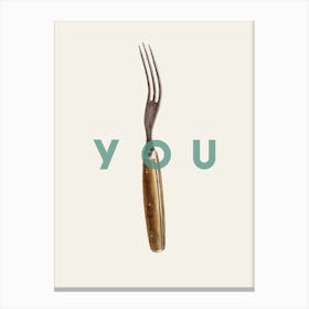 Fork You Canvas Print