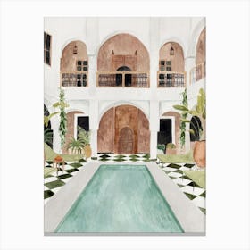 Riad Marrakesh Canvas Print