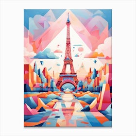 Paris Eiffel Tower 12 Canvas Print