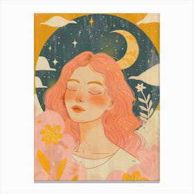 Dreaming Girl Canvas Print