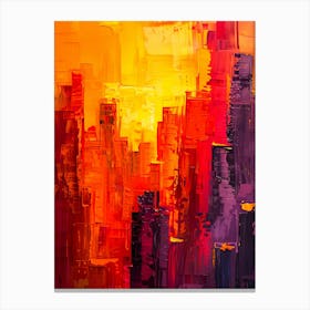 Abstract Cityscape 1 Canvas Print