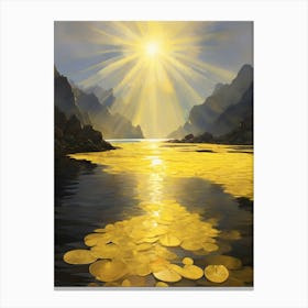 Golden Lily Canvas Print