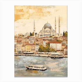 Kitsch Istanbul Illustration 2 Canvas Print
