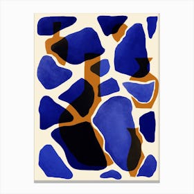 Blue Vases Canvas Print