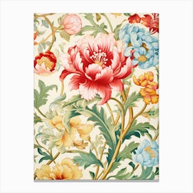 Floral Wallpaper 241 Canvas Print