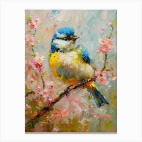 Bird On A Branch 39 Canvas Print